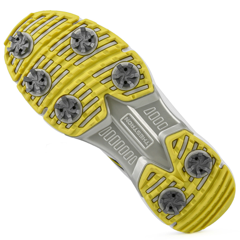 Ask Echo G517 Men's Professional Spikes Golf Shoes / Yellow
