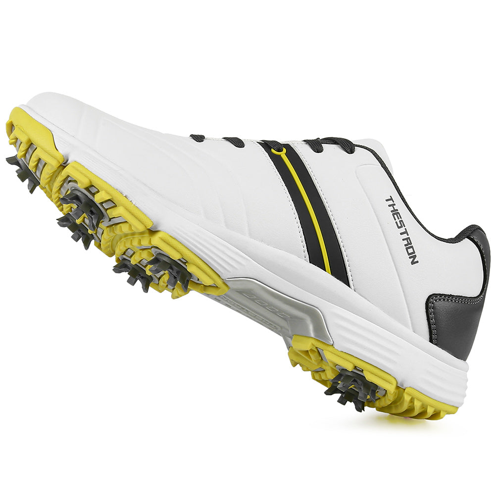 Ask Echo G517 Men's Professional Spikes Golf Shoes / Yellow