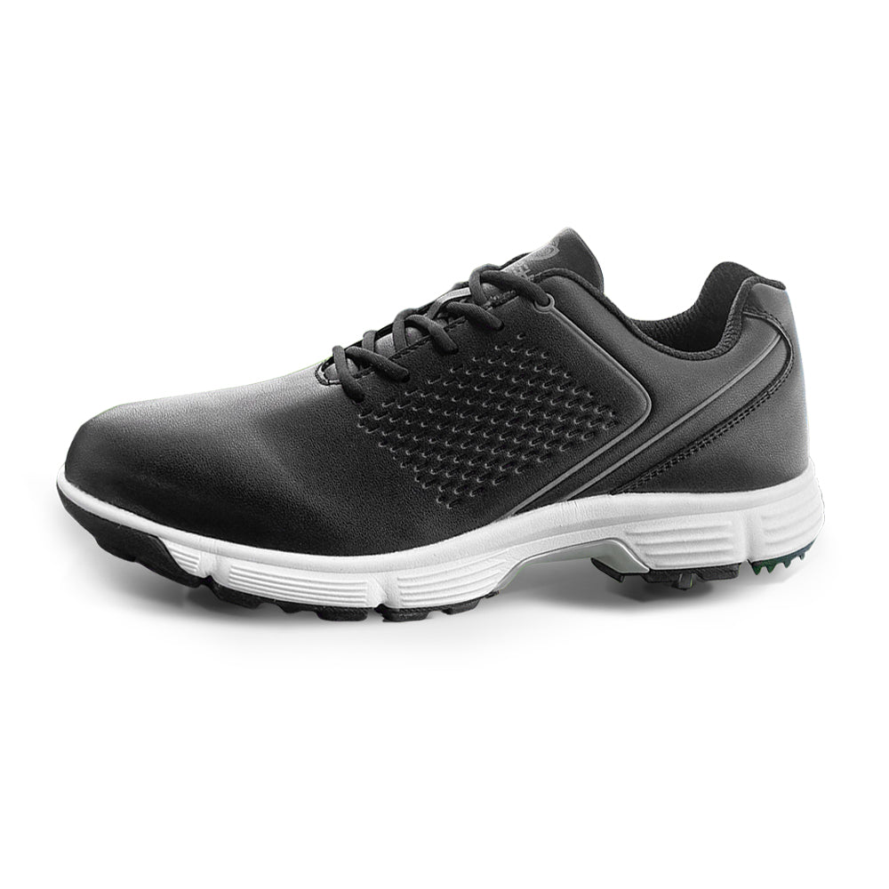 Ask Echo G617 Men's Professional Spikes Golf Shoes / Black