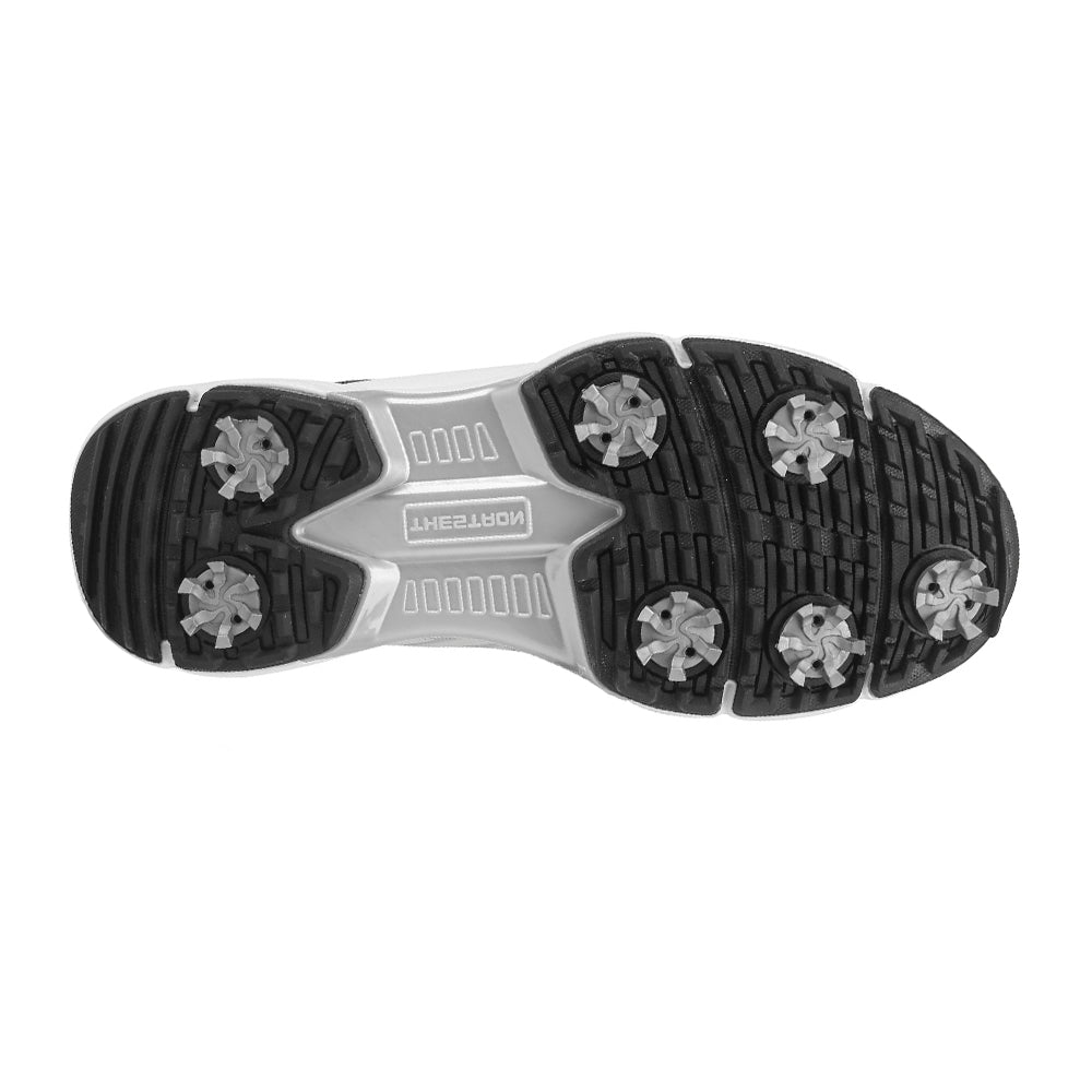 Ask Echo G617 Men's Professional Spikes Golf Shoes / White
