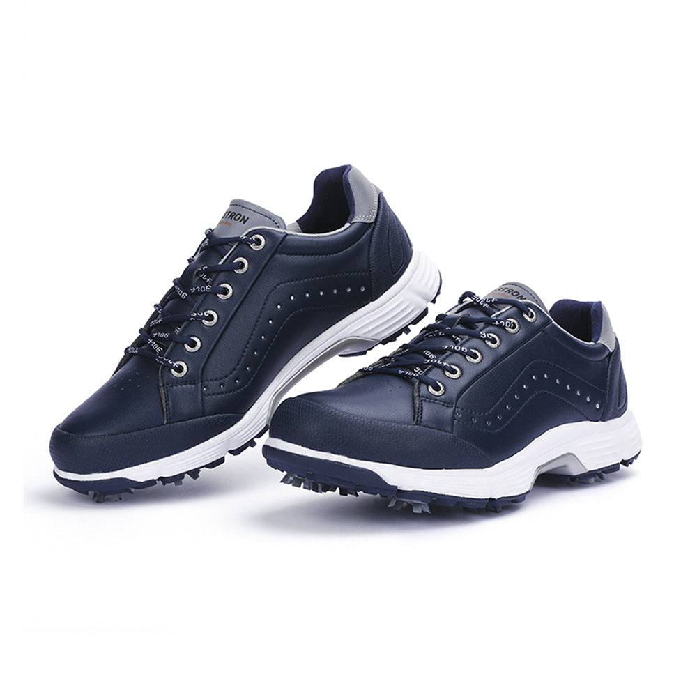 Ask Echo G716 Men's Professional Spikes Golf Shoes / Blue