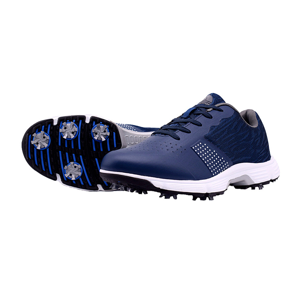 Ask Echo G615 Men's Professional Spikes Golf Shoes / Blue