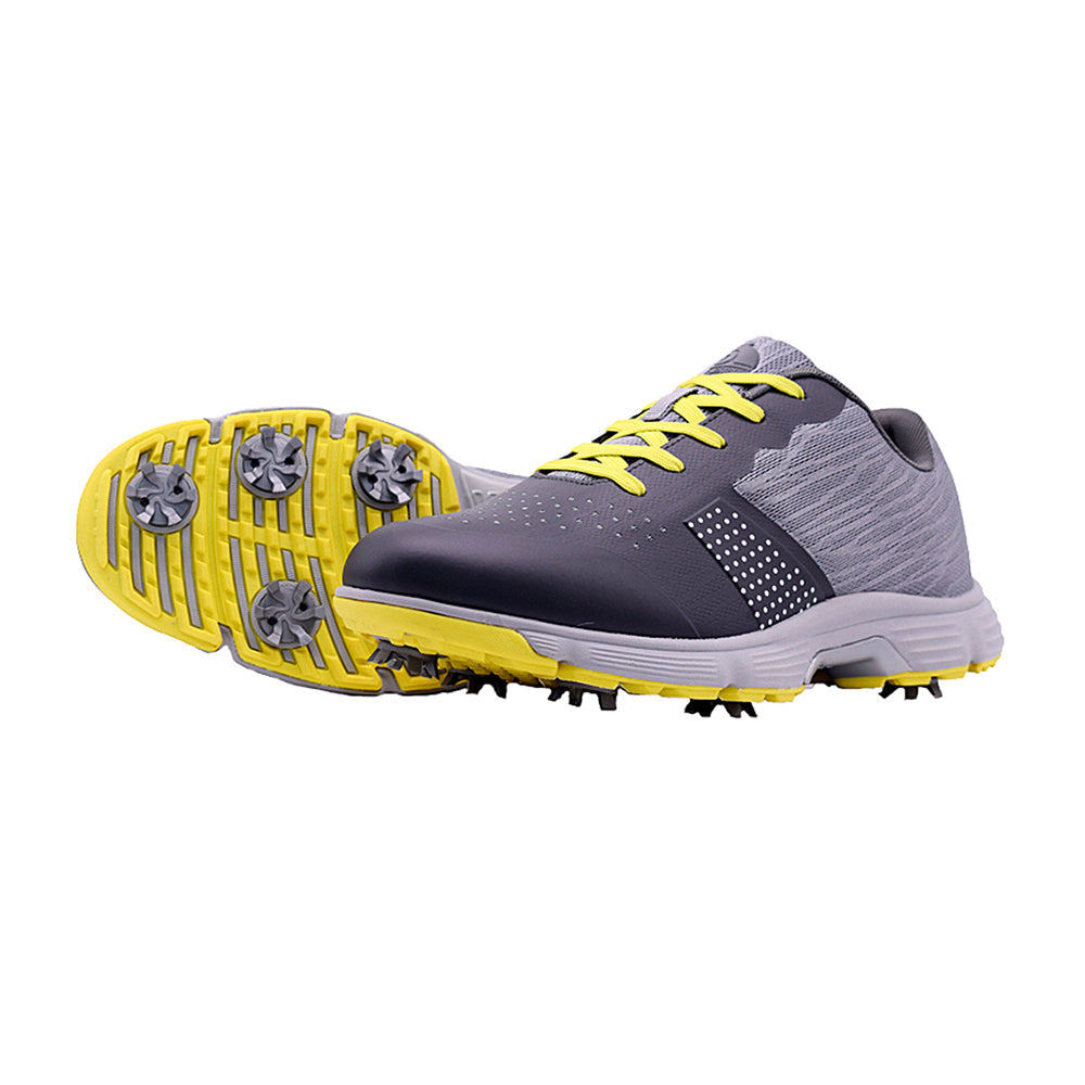 Ask Echo G615 Men's Professional Spikes Golf Shoes / Grey
