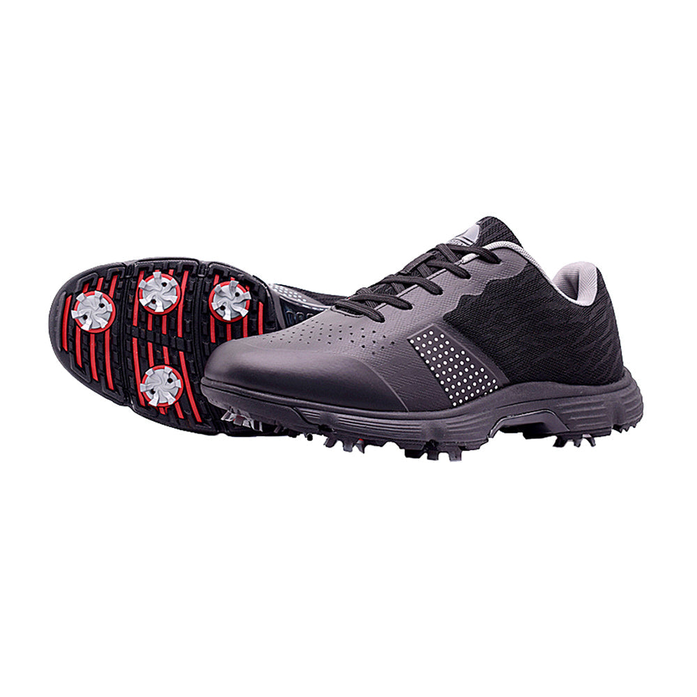Ask Echo G615 Men's Professional Spikes Golf Shoes / Black