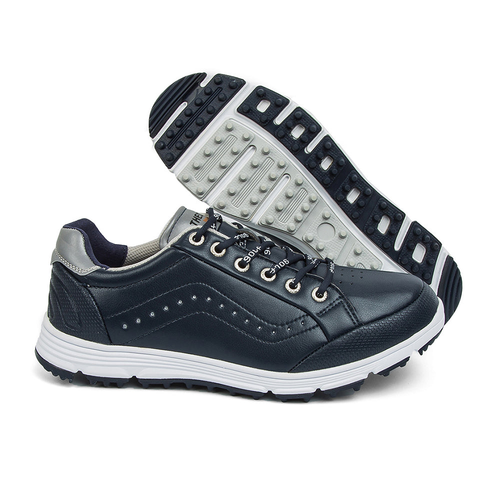 Ask Echo G718 Men's Breathable Spikeless Golf Shoes / Blue