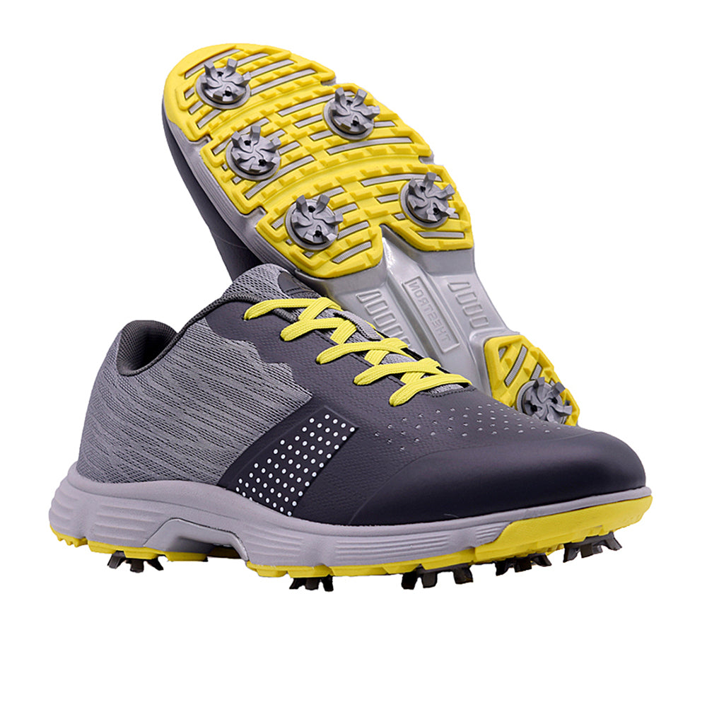 Ask Echo G615 Men's Professional Spikes Golf Shoes / Grey