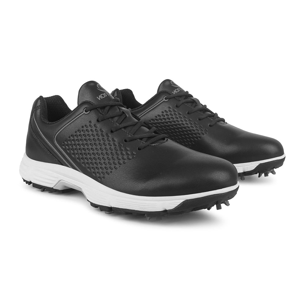 Ask Echo G617 Men's Professional Spikes Golf Shoes / Black