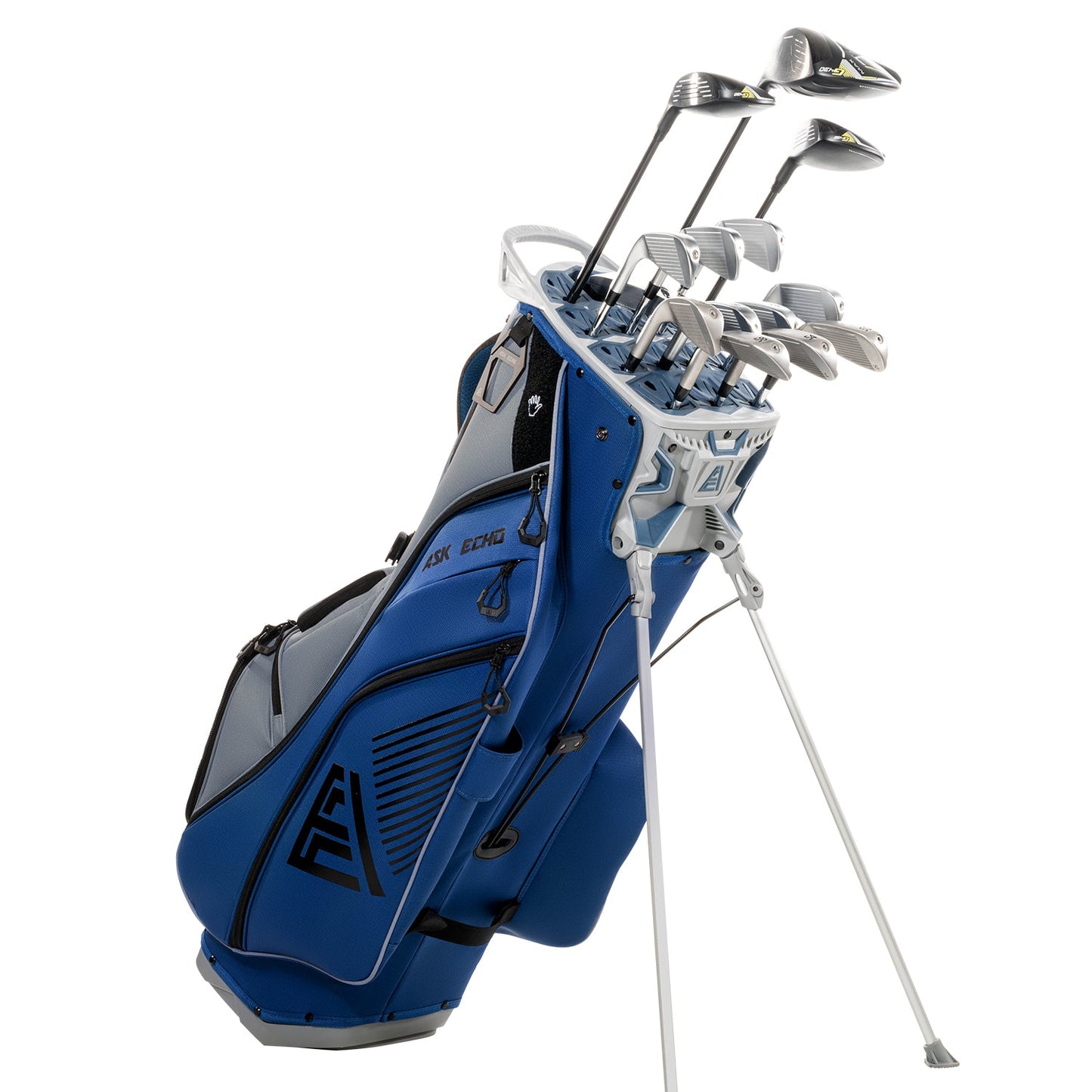 Ask Echo 2025 ST-LOCK Mecha 14 Way Dividers Soundless Hybrid Stand Bag / NavyGrey