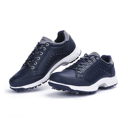 Ask Echo G716 Men's Professional Spikes Golf Shoes / Blue