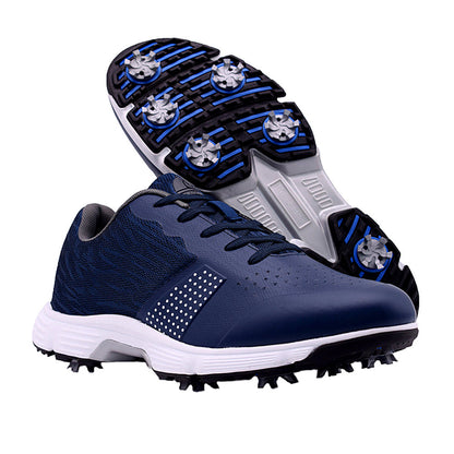 Ask Echo G615 Men's Professional Spikes Golf Shoes / Blue