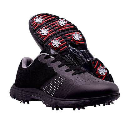 Ask Echo G615 Men's Professional Spikes Golf Shoes / Black