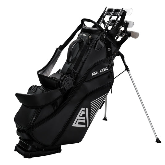 ST-14 Hybrid Stand Bag and Pendor Lock Club Organizer Bundle / Black