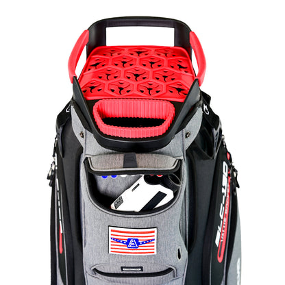 Ask Echo 2024 SLC-130 15 Way Full Length Dividers Golf Soundless Cart Bag / Grey
